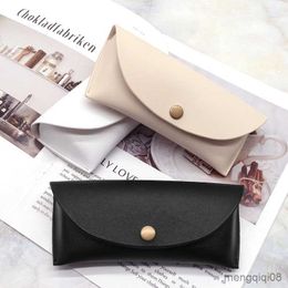 Sunglasses Cases Bags New Soft leather eyewear case Women Men Portable Reading Glasses Storege Case Eyewear Protector Pouch Bag