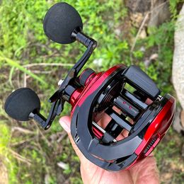 Fishing Accessories 15Kg drag 8+1BB 6.4 1 Fixture high-speed fishing wheel bait machine reel P230529