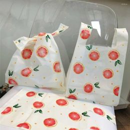 Storage Bags 50 Pieces Shopping Bag Printing Multi-purpose Home Supermarket Food Fruits Handbag Organizing Tote S