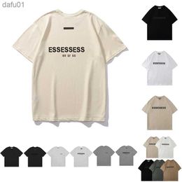 Men's T-Shirts Ess Mens Womens Designers T Shirts For Man s Summer Fashion Essen Tops Luxurys Letter Tshirts Clothing Polos Apparel Sleeved Bear Tshirt Tees L230520