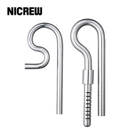Accessories NICREW Chihiros Lily Pipe with Surface Skimmer Inflow & Outflow Stainless Steel Fish Tank Philtre Metal Pipe Aquarium Accessories
