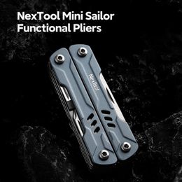 Openers NexTool Mini Sailor 11In1 MultiFunction Tools Pliers Wire Cutters Retrieve Card Pin Screwdriver Scissors Bottle Opener Knife