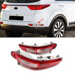 Car Rear Bumper Fog Light Parking Warning Reflector LED Taillights for Kia K5 Sportage 2016 2017 2018 without bulb