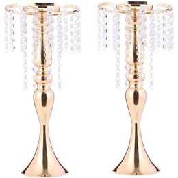 Wedding Flower Centerpiece Decoration Candlestick Flower Stand Tall Metal Table Vases For Banquet Party Holidays Decoration Festival Items