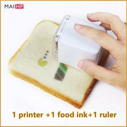 Mice Wifi Princube Diy Label Printer Edible Ink Cake Printer Color Mbrush Mini Handheld Food Bread Aron Coffee Beer Milk Printer