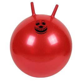 Fitness Balls 1pc Thickened Bouncing Ball Inflatable Exercise Ball Jumping Ball Bouncy Ball Handle Ball For Children Random Colour 230530