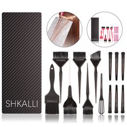 Hair Brushes Pro Hair Salon Aluminium Foil Hairdresser Dyeing Board Balayage Board And Hair Dye Brush kit Soft Bristles 230529