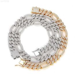 Jwy Shiny Cz Rhinestone Curb Cuban Link Chain Choker for Women Unisex Cool Hip Hop Miami Diamond-cut Necklace