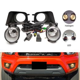 LED Fog light For Toyota Tacoma 2012 2013 2014 2015 headlight fog lamp cable Switch Grille cover halogen foglights frame