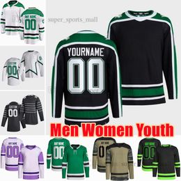 Custom S-6XL Movie College Hockey Wears Jersey Tyler Seguin Jamie Benn Ryan Suter Joe Pavelski Evgenii Dadonov Ty Dellandrea Max Domi Radek Faksa