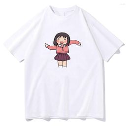 Women's T Shirts Ayumu Kasuga The Girl Was Shaking Her Arm Women Cotton Tshirts Kawaii/CuteTees Sense Of Design Fashion Loose