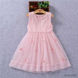Girl's Dresses Girls Mermaid Dress for Kids Baby Girls Princess Party Birthday Mesh Dress with Flowers Appliques Ball Gown Colour