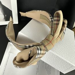 Designers Headbands B-Letter Plaid Vintage Hair Hoops For Hair Braids Luxury Headband HairJewelry Accessories