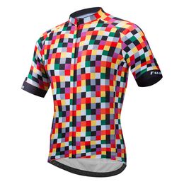 Cycling Shirts Tops New Men's Jersey Short Sleeve Ciclismo MTB Mountain Bike Off Road Quick Drying Professional Bicycle Shirt Top P230530