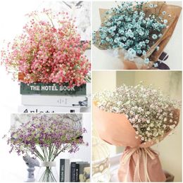 Decorative Flowers Simulation Star Bouquet Bride Holding Dried Finished Wedding Scene Decoration Daily Room Decor