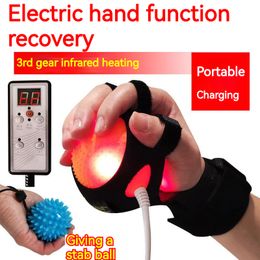 Fitness Balls Stroke Hemiplegia Massage Glove Rehabilitation Robot Glove Hand Device for Muscle Relex Recovery Rehabilitation Equipment 230530