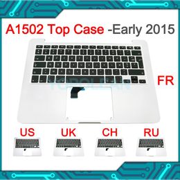 Frames Original For Macbook Pro Retina 13" A1502 Early 2015 Topcase Top Case Keyboard UK Germany French Spain Russian SE CH IT PT NO DK