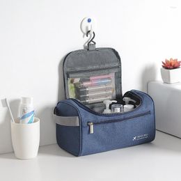 Storage Bags 2023 Men Hanging Cosmetic Bag Business Makeup Case Women Travel Make Up Zipper Organizer Pouch Toiletry Wash Bath Kit