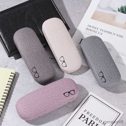 Sunglasses Cases Bags 1PC New Pretty Portable Reading Eyewear Case Hard Spectacle Storage Box Outdoor Protector Glasses Accessories