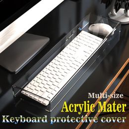 Covers New Keyboard Dust Proof Acrylic Cover For Keyboard Capacitive Keyboard Mechanical Keyboard Mouse Transparent Cover