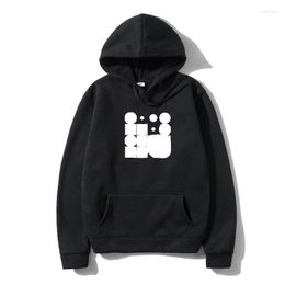 Men's Hoodies Hoodi Autechre Elseq British Electronic Music Sweatshir Hoody Black S-3XL Mens Hoodys