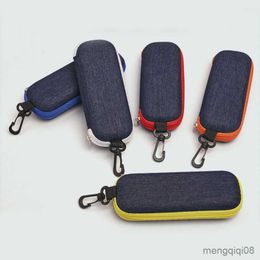 Sunglasses Cases Bags Simple Students' Zipper Eyewear Lightweight Portable Eyeglass Box Glasses Holder With Fashion