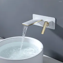 Bathroom Sink Faucets Factory Wholesale Specials Waterfall Faucet Wall Mounted Sinlge Handle Use Vessel Or Basin Sinks
