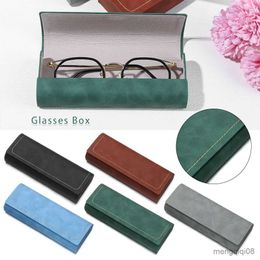 Sunglasses Cases Bags PC Leather Glasses Box Waterproof Women Men Portable Reading Case Eyewear Protector Fashion