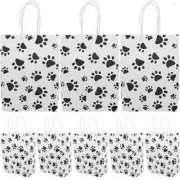 Dog Car Seat Covers 20pcs Pattern Handle Gift Bag Party Favours Holiday Goodies Pouches