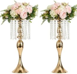 Wedding Flower Centrepiece Decoration Flower Stand Tall Metal Table Vases For Banquet Party Holidays Decoration