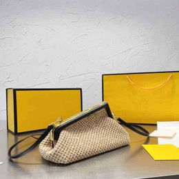 Club Bag Luxury Designer Handbags Metal Hemming Leather Fashion Women Belt Bag Ladies Single Shoulder Messenger Wallet Purse 0612-111