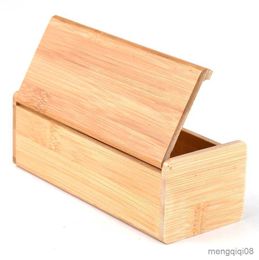 Sunglasses Cases Bags Bamboo Wood Glasses Case Handmade Flip Wooden High Quality Storage Box