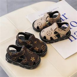 Sandals Born Baby Boys Fashion Summer Infant Kids Soft Crib Shoes Toddler Girls Anti Slip GC2157