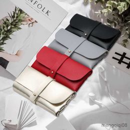 Sunglasses Cases Bags Women Leather Soft Glasses Bag Eyeglasses Case Fashion Portable Storage Box Accessories