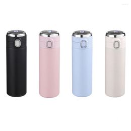 Water Bottles Vacuum Cup Temperature Display Thermo Jug Smart Stainless Steel For Outdoor Sport Men And Women