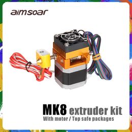 Scanning mk8 extruder head 3d printer extruder mk8 all metal kit prusa i3 3d printer parts