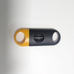 Plastic Metal V Shaped Blade Guillotine Cigar Cutter Accessories Pocket KNIFE Scissors Cut Clipper Port Cutters