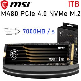 Drives MSI M480 PCIe 4.0 NVMe M.2 1TB SSD 7000MB/s 1400TBW PCIe Gen4x4 NVMe 1.4 M.2 1TB Fast speeds 1TB 1GB DDR4 M.2 SSD PHISON E18