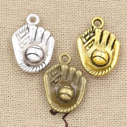 15pcs Charms Baseball Gloves 20x14mm Antique,pendant fit,Vintage Tibetan Bronze Silver Colour Gold,DIY For Bracelet Necklace