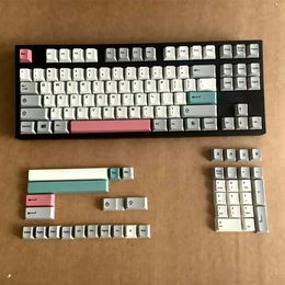 Accessories Retro 9009 Keycap Set for 64 68 84 87 104 980 108 65% Tada68 75% Keycool84 Leopold 980 Mechanical keyboards PBT Keycaps