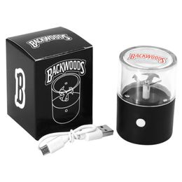 Smoking Pipes Electric cigarette grinder USB charging plastic crusher