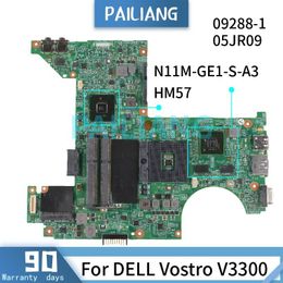 Motherboard PAILIANG Laptop motherboard For DELL Vostro V3300 Mainboard 092881 05JR09 HM57 N11MGE1SA3 DDR3 tesed
