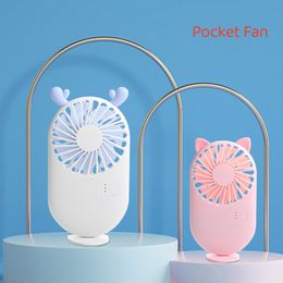 Party Favor Portable Rechargeable USB Charging Cool Removable Handheld Mini Outdoor Fans Pocket Folding Fan Cooling Fan Q146