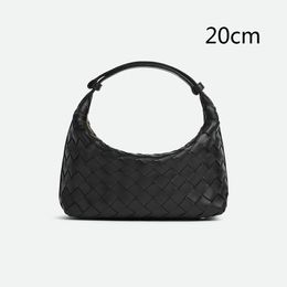 Knitting Wallace Leather Handbags Underarm Shoulder Shopping Bags Tote Bag Hobo designer Handbag Pure Women Plain Flip Lady Fashion letters