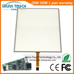Panels Win10 Compatible 4 3 12 inch includes USB Controller 4 Wire Resistive Touch Screen Panel Touch panel for Laptop