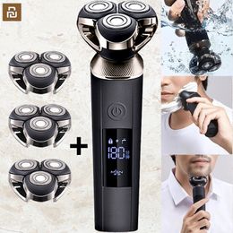 Shavers Electric Men Electric Shaver Hair clipper for men's Electric Razor Beard Trimmer Beauty kit waterproof Dry Wet dual purpose Smart shaver 230529