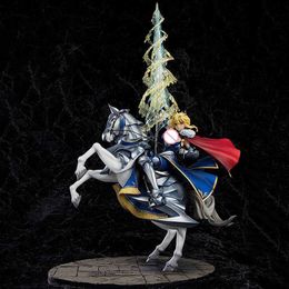 Anime Manga 45cm Anime Fate/stay Night Altria Pendragon(Lancer) Action Figure PVC Saber 1/8 Mount Lancer Collection Model Dolls Toy for Gift L230522