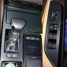 For Lexus ES 2018-2020 Car-Styling 3D/5D Carbon Fiber Car Interior Center Console Color Molding Sticker Decals