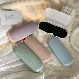 Sunglasses Cases Bags Portable Glasses Case Cute Myopia Cream Coloured Storage Box Protective Organiser Eyewear Accessories