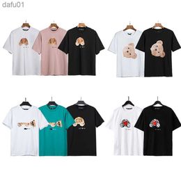 Men's T-Shirts Men's T shirts Designer Pa T shirt Luxury Tees Print Palms t Shirts Mens Womens Angles Short Sleeve Casual Crew Neck Tops Clothing Clothes L230520